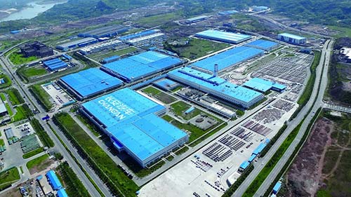 کارخانه اصلی چانگان در چین
